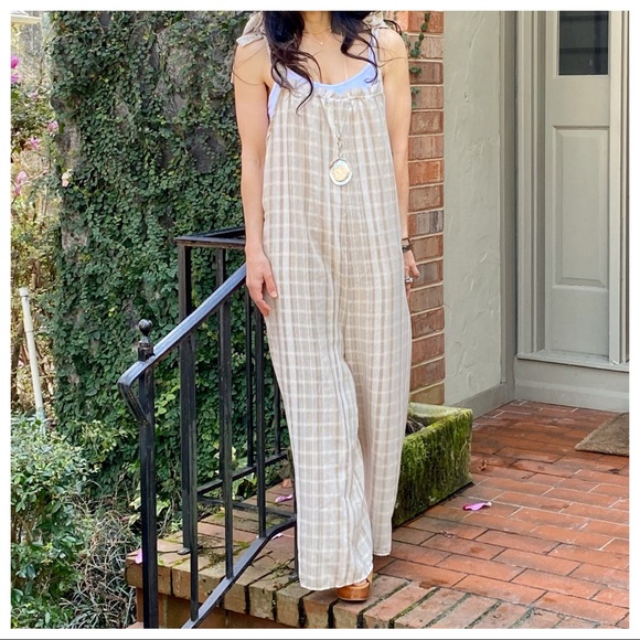 Loose fit cotton chic jumpsuit/jumper with pockets - Picture 4 of 8